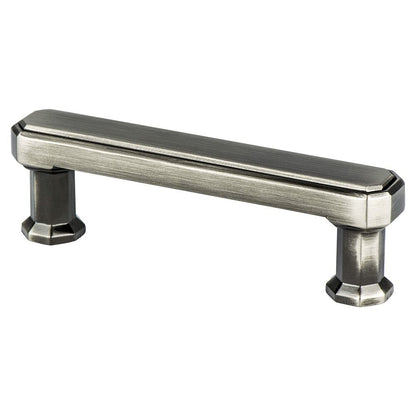 Berenson 9576-1VTN-P - 3" Centers Timeless Charm Pull in Vintage Nickel