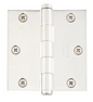 *2 Piece* Emtek-Steel Plain Bearing Hinges 3-1/2" x 3-1/2" x 2.2mm (910237) US14