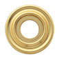 Baldwin 5002.FD Pair of Estate Rosettes for Dummy Functions, Non-Lacquered Brass
