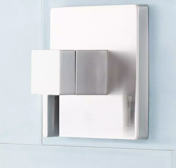 Signature Hardware Rigi Pressure Balanced Shower Trim Package Brushed Nickel