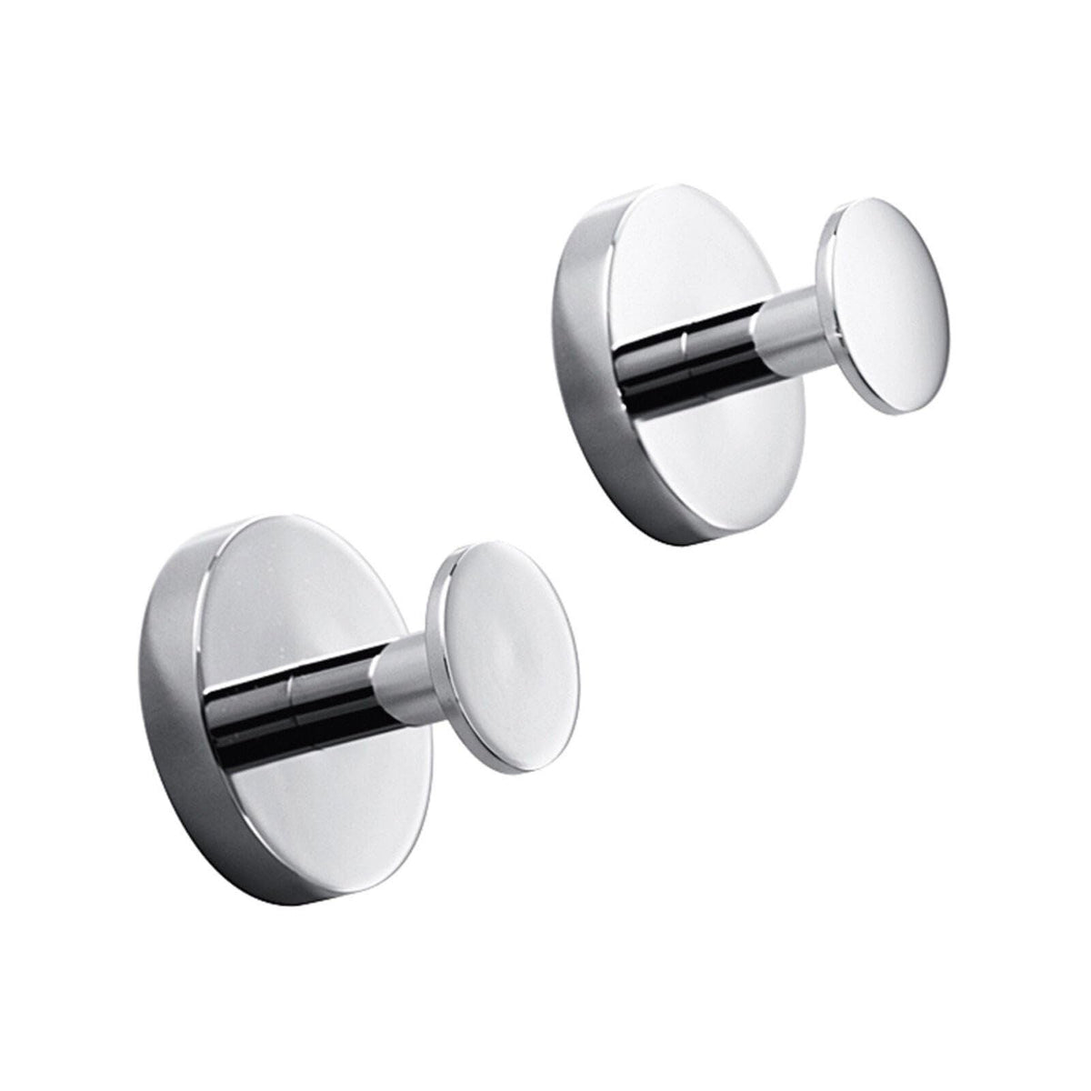 WS Bath Lineabeta 5507.29 Duemila Single Robe Hook Set - Chrome