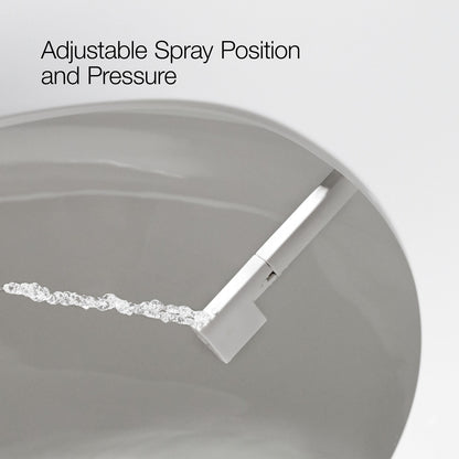Kohler 98804-0 PureWash M300 Manual Elongated Bidet Toilet Seat, White