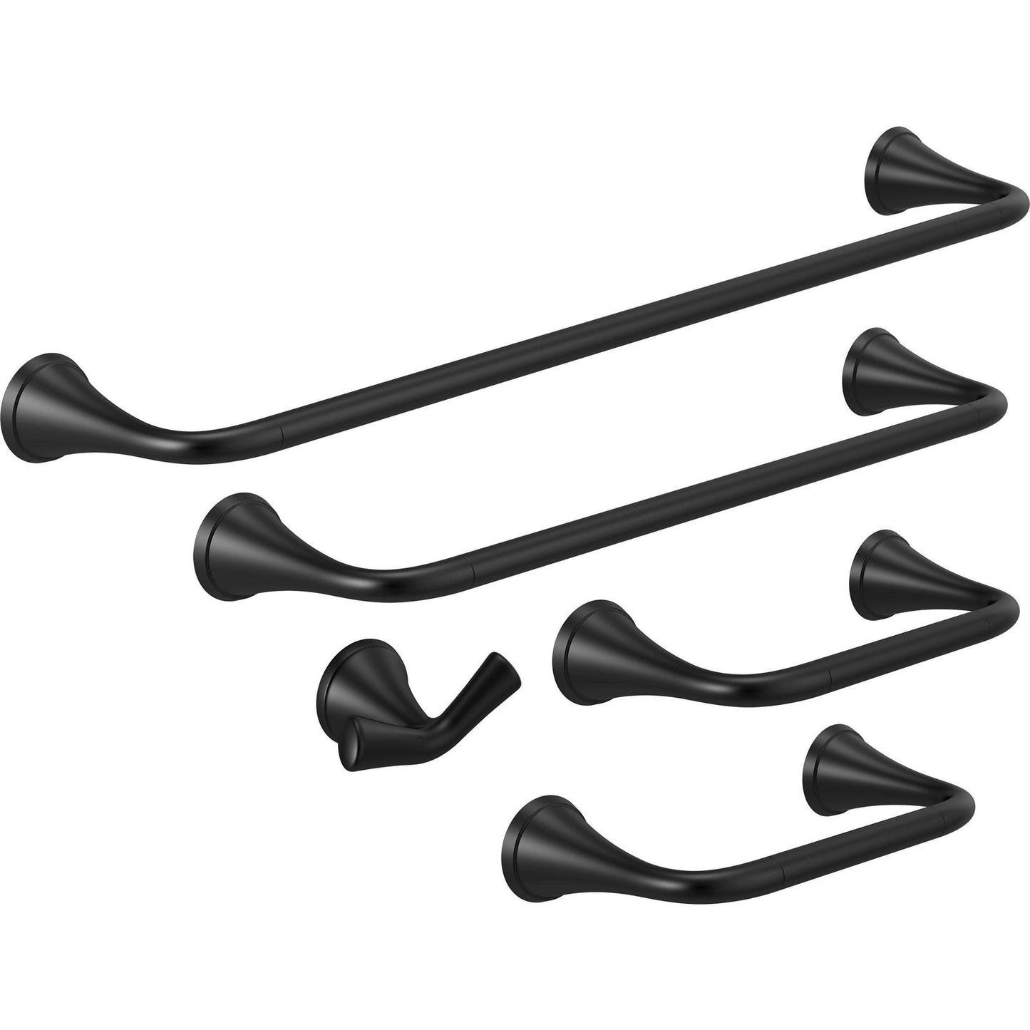 Delta 73350-BL Kayra Tissue Holder, Matte Black