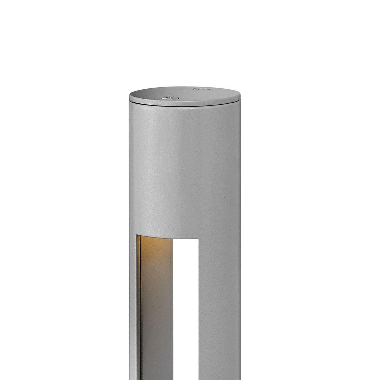 Hinkley Atlantis 15601TT - 12V Round Landscape Bollard-Aluminum-Titanium Finish