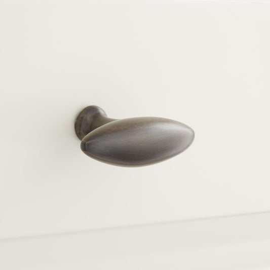 Signature Hardware 444180 Padilla Bar Cabinet Knob - Antique Brass
