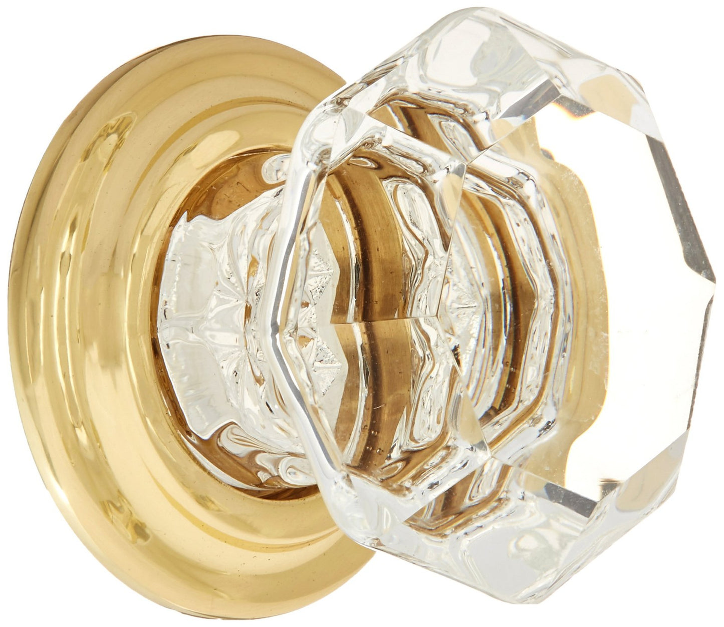 Emtek 86028US3 EMT Old Town Clear Pull - Polished Brass
