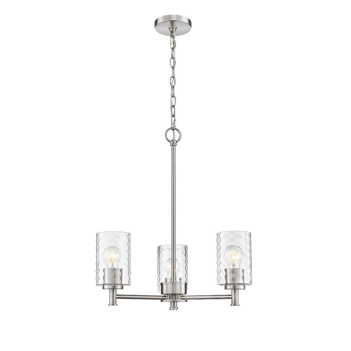 Millennium Lighting 9213 Ashli 3 Light 20" Wide Chandelier - Brushed Nickel