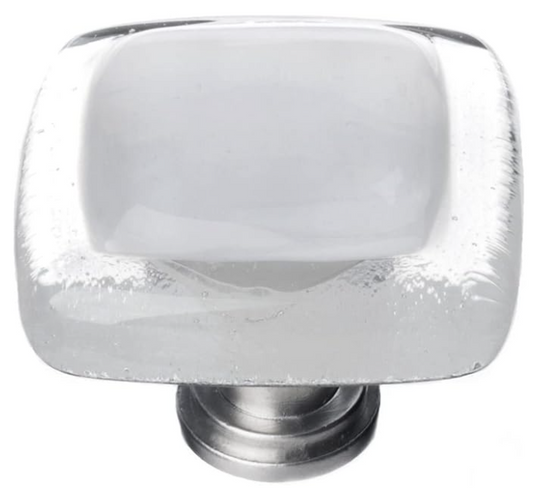 Sietto K-710 Reflective 1-1/4 Inch Square Cabinet Knob