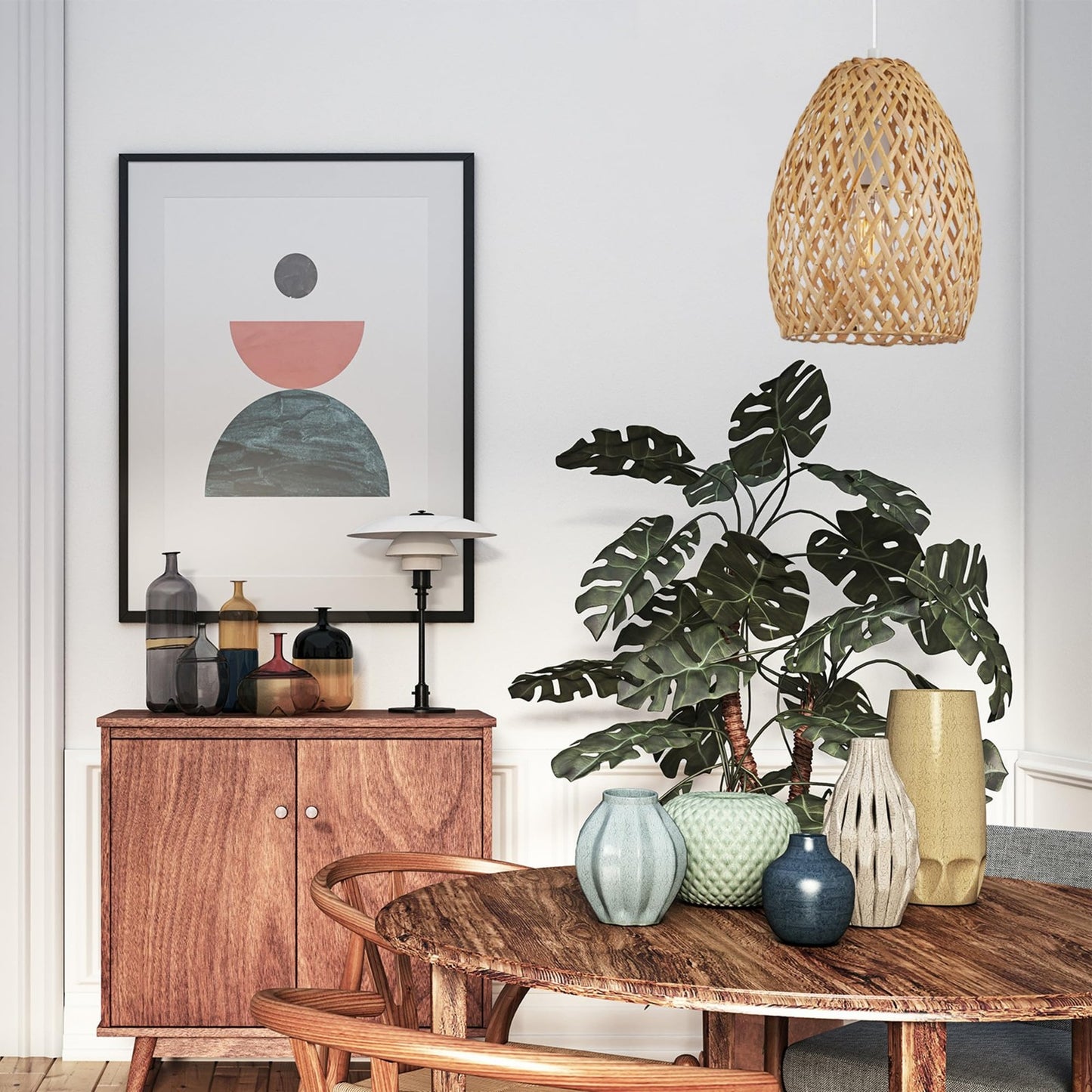 GLOBE Electric Novogratz 61090 1-Light Pendant Light Fixture