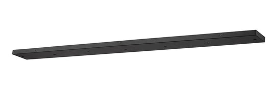 Z-Lite CP5407L-MB Accessory 7 Light Rect Ceiling Plate Matte Black