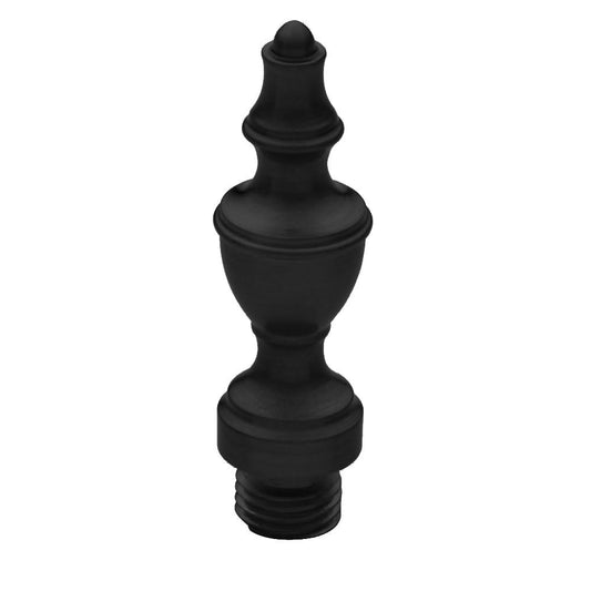 Baldwin 1091190I Urn Tip Hinge, Black