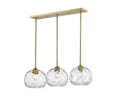 Z-Lite 3 Light Island/Billiard 490P10-3L-BN, Nickel