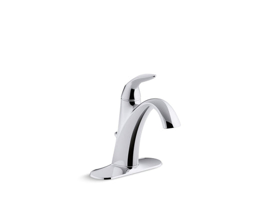 Kohler K-45800-4-CP Alteo Centerset Bathroom Sink Faucet w/Metal Drain-Chrome