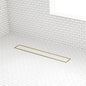 Signature Hardware 482705 Cohen 18" Tile Insert Shower Drain - Brushed Gold