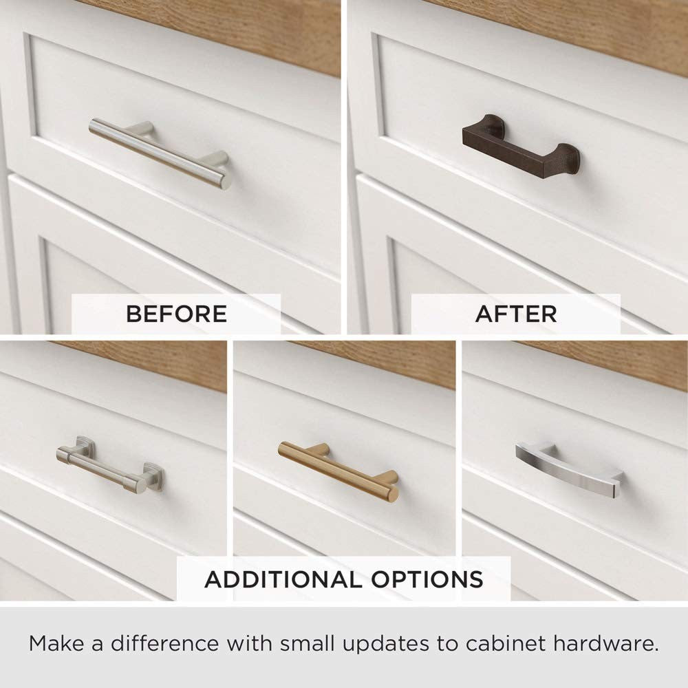 Liberty P20385-SN-C 3/96mm Dual Mount Unity Cabinet Hardware Handle Pull