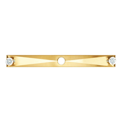 SH 482708 Cohen 40" Tile Insert Shower Drain with Flange - Brushed Gold