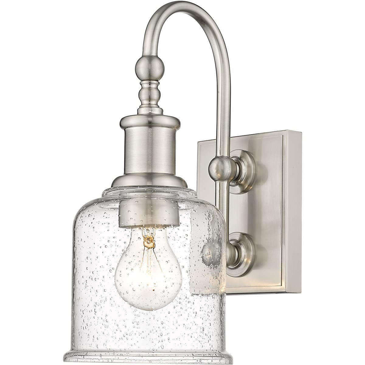 Z-Lite 1 Light Wall Sconce 734-1S-BN Brushed Nickel