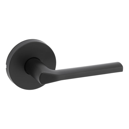Kwikset 720LSLRDT-514 Lisbon Interior Passage Door Lever Reversible Matte Black
