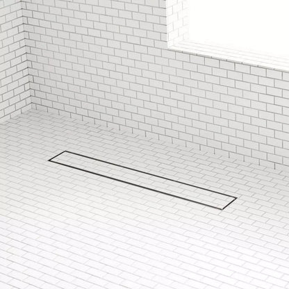 Signature Hardware-32" Cohen Linear Tile-In Shower Drain - Brushed SS