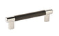 Amerock BP36558PNBBR Cabinet Pull Polished Nickel/Black Bronze 5-1/16" C2