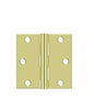 Deltana S33U3-R Steel 3-Inch x 3-Inch Square Hinge for Indoor Applications