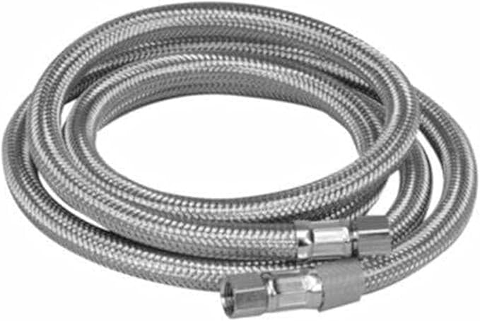 PROFLO PFX146205 60 Double Reinforced Icemaker Supply Hose Stainless Steel