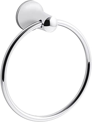 Kohler K-21955-CP Tempered 6-7/8" Wall Mounted Towel Ring - Chrome