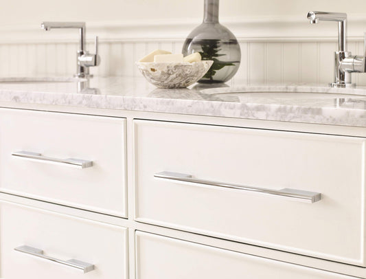 Amerock BP3673726 Separa Cabinet Pull Polished Chrome 10-1/16" C2C