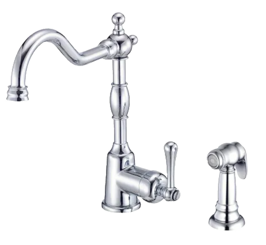 Gerber Opulence Kitchen Faucet - Includes Metal Side Spray