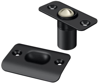 Deltana BC218RU19 Ball Catch; Round Corners; Black Finish