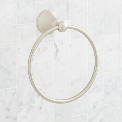 Signature Hardware SH555048ORB Traditional 6-7/8" Towel Ring - Oil Rubbed Bronze