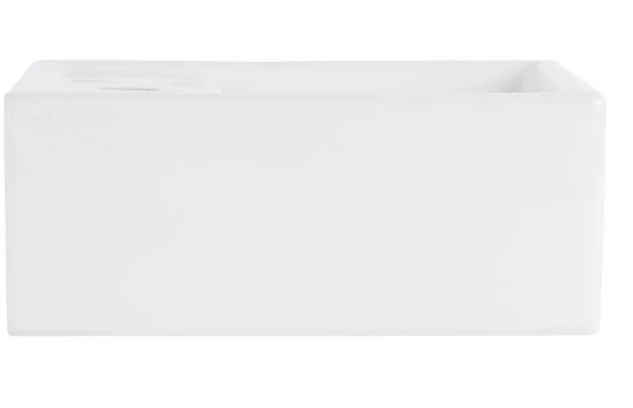 Signature Hardware 13" Kaisy Modern Porcelain Sink - White