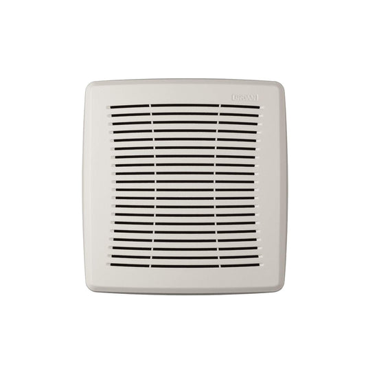 Broan-NuTone FGR101 Replacement Square Bath Vent Exhaust Fan Grille Cover, White