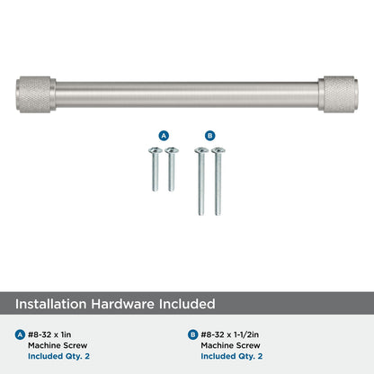 Amerock BP37745G10 6-5/16" Faraday Satin Nickel Drawer Pull