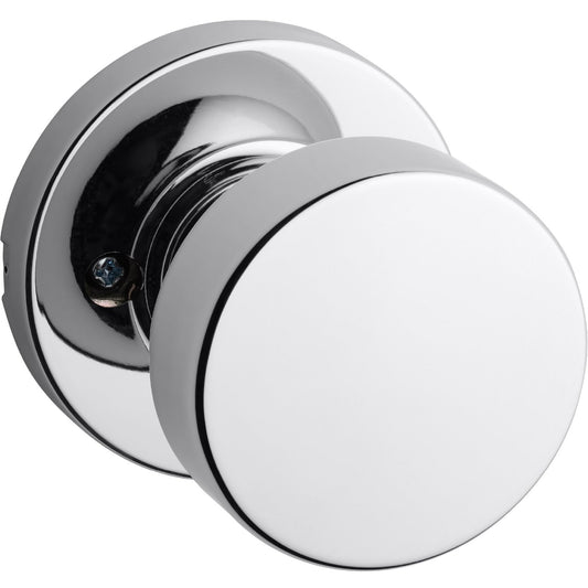 Kwikset 788PSKRDT-26 Pismo Dummy Door Knob, Single Sided Polished Chrome