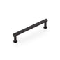 Schaub Pub House Collection 5 in. (127mm) Knurled Pull, Matte Black - 5005-MB