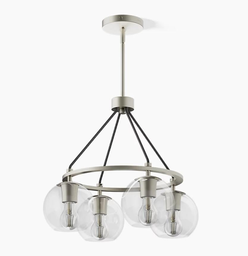 Kohler REC38492-CH04-BNL Orime Globe 4-Light Chadellier Brushed Nickel