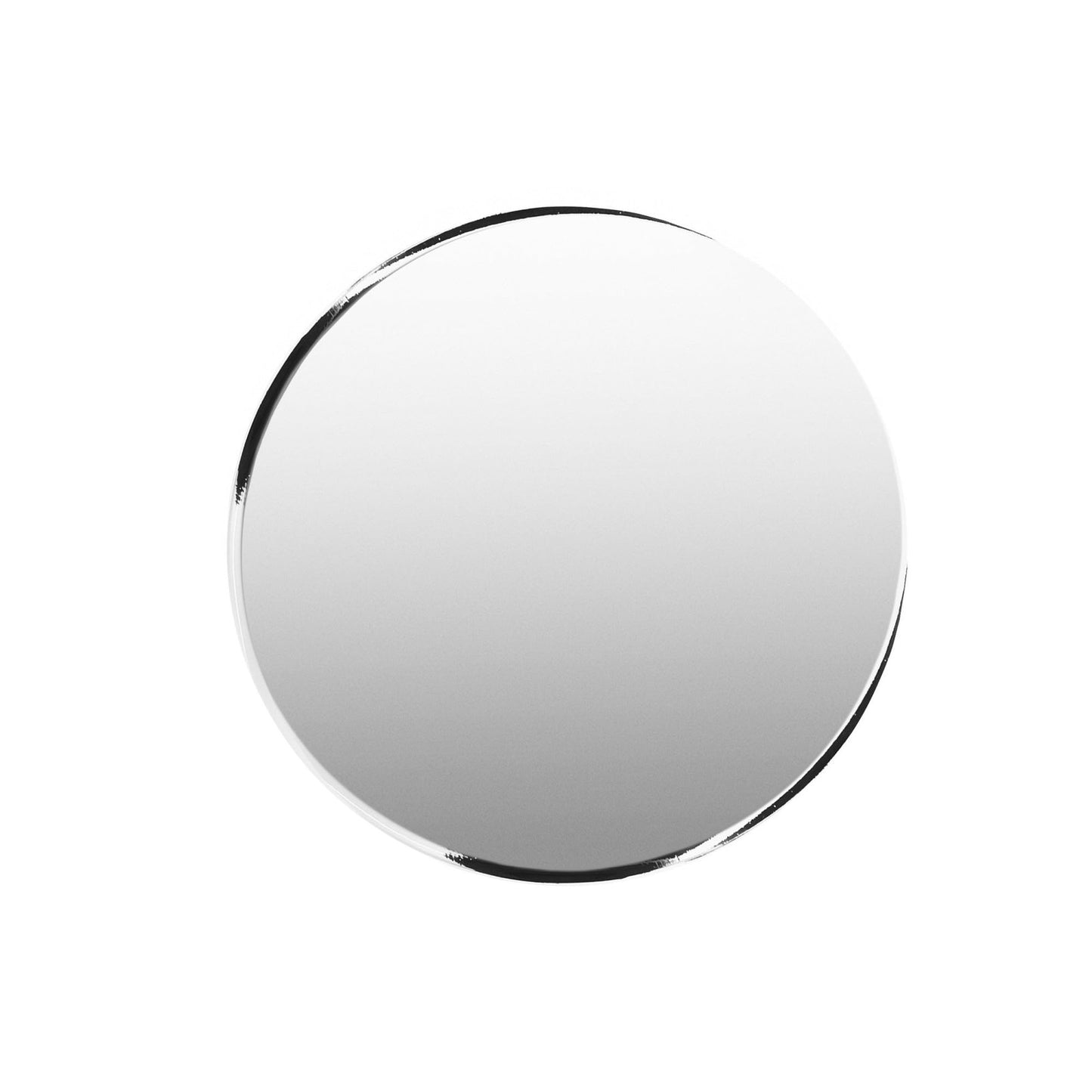 Signature Hardware 489565 Lazzara 1-1/2" Black Leather Mushroom Knob-SatinNickel