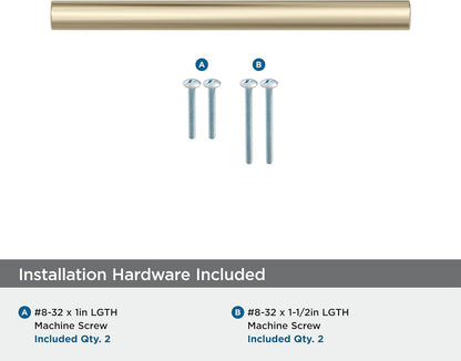 Amerock BP36913BBZ Versa 5-1/16" C2C Golden Champagne Cabinet Pull