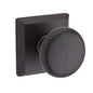 Baldwin HDROUTSR112 Reserve Half Dummy Round Knob w/Square Rose in Aged Bronze
