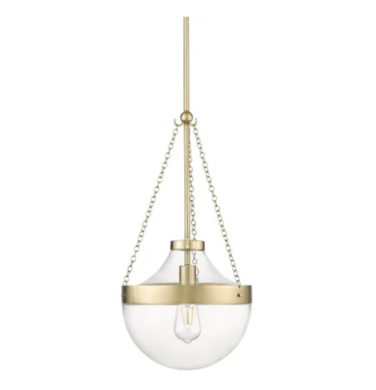 Millennium Lighting 20101 Clarra 12"W Pendant - Gold