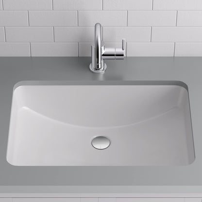Miseno MNO2114AB Myers 22"x16" Undermount Bathroom Sink w/Overflow-Bright White