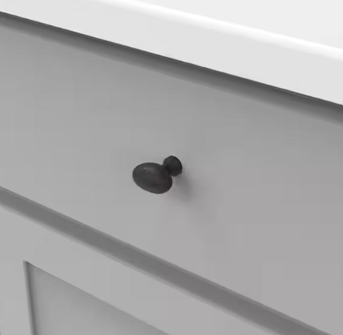 Hickory P3054-OBH Williamsburg 3/4" Oil Rubbed Bronze Highlighted Cabinet Knob