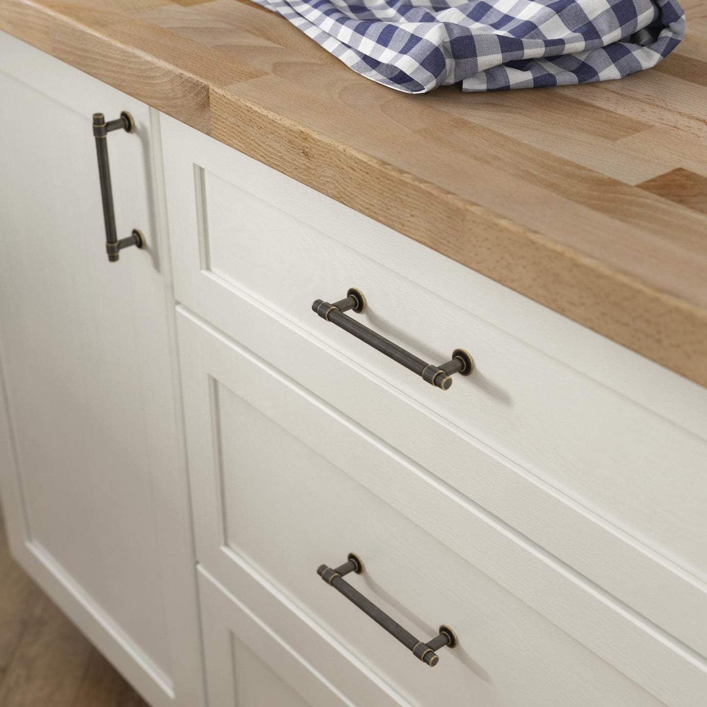 Franklin Brass P29617-WCN-C Francisco Cabinet Handles 4' C2C Warm Chestnut Pulls