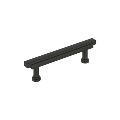 Amerock BP36991MB Gilderoy 3-3/4" C2C Bar Cabinet Pull - Matte Black