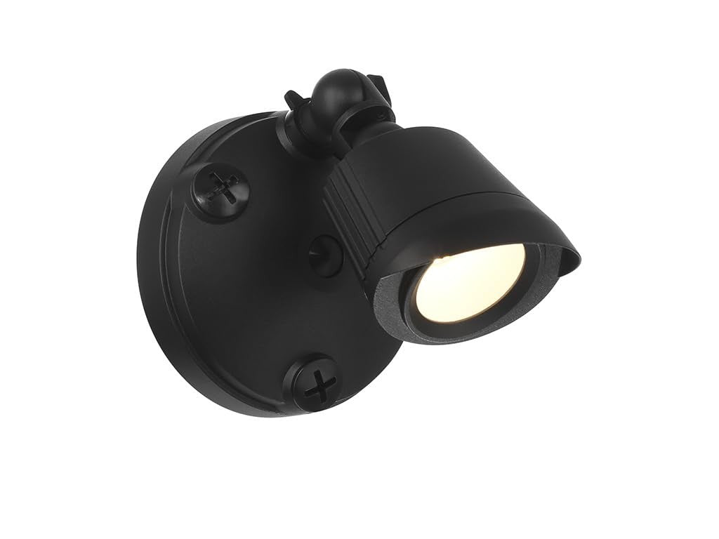 Savoy House 4-FLOOD-A1-3000K-BK Savoy House Outdoor Single Flood Light, Black