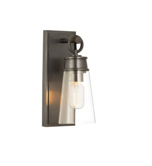 Z-Lite 2300-1SS-BP Wentworth 12" Tall Wall Sconce - Plated Bronze
