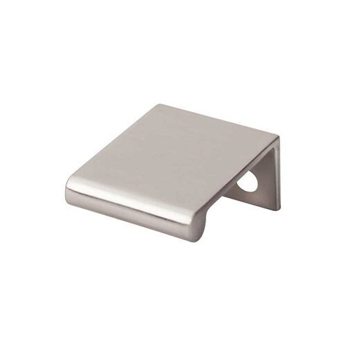 Top Knobs TK500BSN 5/8" C2C Mercer Europa Finger Pull, Brush Satin Nickel