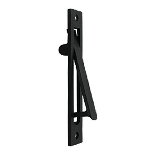 Deltana EP6125U19 6 1/4-Inch Solid Brass HD Edge Pull - Paint Black
