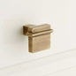Signature Hardware-Marta Solid Brass Cabinet Knob-Antique Brass-Pack of 2